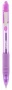 Golyóstoll, 0,27 mm, nyomógombos, ZEBRA 'Z-Grip Smooth', lila