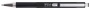 Golyóstoll, 0,24 mm, nyomógombos, fekete tolltest, ZEBRA 'F-301 A', kék