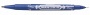 Alkoholos marker, 0,5/1,0 mm, kétvégű, ZEBRA 'Mckie Extra Fine', kék