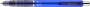 Nyomósirón, 0,5 mm, ZEBRA 'DelGuard', kék