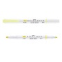 Szövegkiemelő, 1,0/3,5 mm, kétvégű, ZEBRA Mildliner Fluorescent, sárga