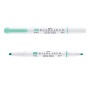 Szövegkiemelő, 1,0/3,5 mm, kétvégű, ZEBRA Mildliner Fluorescent, türkiz