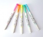 Ecsetirón készlet, kétvégű ZEBRA Mildliner Fluorescent, 5 szín