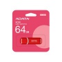 Pendrive, 64GB, USB 3.2 Gen1, ADATA UV150, piros
