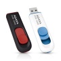 Pendrive, 64GB, USB 2.0, ADATA 'C008', fekete
