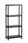 Polcrendszer, 4 polccal, 60 cm, KETER 'Plus Shelf'