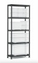 Polcrendszer, 5 polccal, 75 cm, KETER Plus Shelf