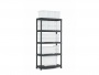 Polcrendszer, 5 polccal, 90 cm, KETER Plus Shelf