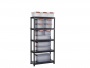 Polcrendszer, 5 polccal, 90 cm, KETER Plus Shelf