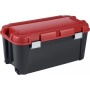 Szerszámosdoboz, 80 l, 79,5x39,5x37,1 cm, CURVER 'Totem', fekete-piros