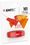 Pendrive, 16GB, USB 2.0, EMTEC 'C410 Color', piros