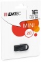 Pendrive, 16GB, USB 2.0, EMTEC D250 Mini, fekete