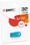 Pendrive, 32GB, USB 2.0, EMTEC D250 Mini, kék