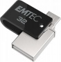 Pendrive, 32GB, USB 2.0, USB-A/microUSB, EMTEC 'T260B Mobile&Go'