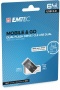 Pendrive, 64GB, USB 2.0, USB-A/microUSB, EMTEC T260B Mobile&Go