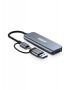 USB elosztó-HUB, 4xUSB-A 3.2, URBAN FACTORY Minee