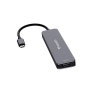 USB elosztó-HUB, 2xUSB-C /2xUSB-A, HDMI,SD, MicroSD, VERBATIM