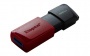 Pendrive, 128GB, USB 3.2, KINGSTON Exodia M, fekete-piros