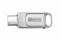Pendrive, 32GB, USB 2.0 + USB-C, alumínium ház, MYMEDIA Dual (by VERBATIM)