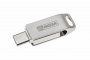 Pendrive, 64GB, USB 3.2 Gen1 + USB-C, alumínium ház, MYMEDIA Dual (by VERBATIM)