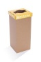 Szelektív hulladékgyűjtő, újrahasznosított, 60 l, RECOBIN 'Office', sárga