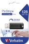 Pendrive, 128GB, USB 3.2, VERBATIM 'Pinstripe', fekete