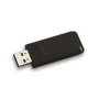 Pendrive, 128GB, USB 2.0, VERBATIM Slider, fekete