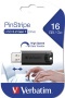 Pendrive, 16GB, USB 3.2, VERBATIM 'Pinstripe', fekete