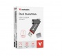 Pendrive, 1TB, USB-A/C 3.2 Gen1, VERBATIM Dual QuickStick, fekete