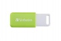 Pendrive, 32GB, USB 2.0, VERBATIM Databar, zöld