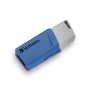 Pendrive, 2 x 32GB, USB 3.2, 80/25MB/sec, VERBATIM Store n Click, piros, kék