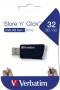 Pendrive, 32GB, USB 3.2, 80/25MB/sec, VERBATIM 'Store n Click', fekete