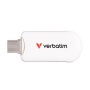 Pendrive, 512GB, USB-C 3.2 Gen1, VERBATIM Plectra, fehér