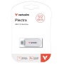 Pendrive, 512GB, USB-C 3.2 Gen1, VERBATIM Plectra, fehér