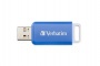 Pendrive, 64GB, USB 2.0, VERBATIM Databar, kék