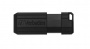 Pendrive, 64GB, USB 2.0, 10/4MB/sec, VERBATIM PinStripe, fekete