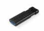 Pendrive, 64GB, USB 3.2, VERBATIM Pinstripe, fekete