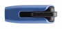 Pendrive, 64GB, USB 3.2, 175/80 MB/s, VERBATIM V3 MAX, kék-fekete