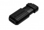 Pendrive, 8GB, USB 2.0, 10/4MB/sec, VERBATIM PinStripe, fekete