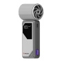 Kézi ventilátor, VERBTIM Cool’n’Go AirJet, szürke-lila