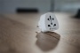 Adapter, Európába utazóknak, földelt, VERBATIM, fehér