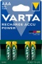Tölthető elem, AAA mikro, 4x800 mAh, előtöltött, VARTA 'Power'