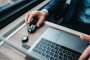 Egér, vezetékes, optikai, kisméret, USB, VERBATIM Go Mini, ezüst-fekete
