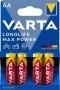 Elem, AA ceruza, 4 db, VARTA 'Longlife Max Power'