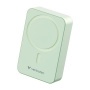 Power bank, külső akkumulátor, mágneses, 20.000mAh, kitámasztó, VERBATIM Charge n Go Essentials, zöld