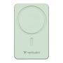 Power bank, külső akkumulátor, vezeték nélküli, 10.000mAh, VERBATIM 'Charge n Go Essentials', zöld