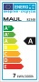 Állólámpa, irodai, LED, szabályozható, MAUL Pirro, fehér
