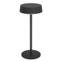Akkus asztali lámpa, USB, CCT LED, 3 W, EGLO 'Simeri', fekete