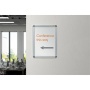 Posztertábla, fali, A4 méret, alumínium keret, NOBO Essence