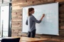 NOBO Premium Plus zománcozott mágneses fehértábla | 180x90 cm | alumínium keret